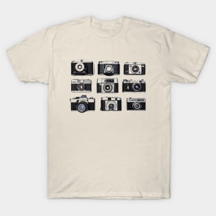 vintage cameras, collection T-Shirt